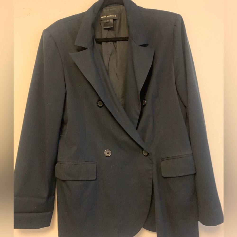 Club Monaco vintage navy blazer